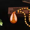 Collar de cadena para suéter con colgante de cera de abeja al por mayor resina alto sentido estilo nacional transmisión en vivo bienestar venderá joyas mujeres