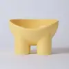 Comedero para mascotas transfronterizo comedero para gatos comedero para gatos protege la columna cervical comedero de agua grande comedero para gatos boca inclinada comedero de patas altas comedero anti-vuelco pata de elefante
