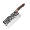 Personalizado con Logo Impreso, Cuchillo de Cocina Afilado, Cuchillo para Rebanar Forjado, Auténtico Cuchillo de Cocina Hecho a Mano Longquan, Cuchillo para Picar de Acero Inoxidable para el Hogar