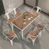 Juego de muebles de exterior para jardines de villas, patios al aire libre, balcones, patios traseros, cafeterías y salones de té de ocio