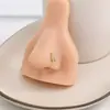 Cross-border europeu e americano avançado senso 26 letras em forma de U diamante nariz unha feminino nicho design senso simples não-perfurante nariz clipe