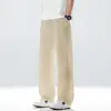 Pantalones Deportivos Casuales de Verano para Hombre, Estilo Nuevo, Malla Fina Transpirable, Corte Recto Holgado, Seda de Hielo de Secado Rápido