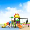 Parque de Diversões Grande Deslizador Externo Combinação de Tobogãs Equipamento de Playground Externo Comunitário Instalações de Brincadeiras Infantis