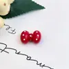 Estilo Año Nuevo Estrella Festiva Corazón Cabeza de Conejo Lazo Material Hecho a Mano Parche Pegamento de Crema Accesorios de Resina DIY