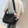 Bolso de tela japonesa Lazy Sail, nuevo, 2023, para hombre y mujer, bolso de hombro combinable, moderno, de gran capacidad, para estudiantes.