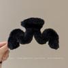 Pinza para el Cabello Grande de Peluche para Mujer 2025 Modelo Nuevo Pinza Tiburón de Gama Alta Estilo Coreano Sensación de Alto IQ Pinza Melard