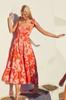 Moda Transfronteriza Verano 2026 Nuevo Estilo para Mujer Chica Popular Vestido de Rayón/Estampado Europeo y Americano con Tirantes Off-Shoulder en Múltiples Colores