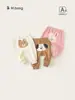Pantalones de Bebé Estilo Otoño Pantalones de PP para Niños Animales de Dibujos Animados Joggers para Niñas Pantalones Largos 0-3 Años Pantalones de Trasero Grande para Niños