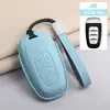 Adecuado para Fundas de Llave de Coche Hongqi, Compatible con Carcasa de Llave de Coche Nueva Hongqi Hs5/Hs7 2022, PU de Tres Colores