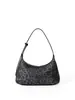 Moda Estilo Japonés y Coreano Diseño Retro Estampado de Leopardo Bolso de Axila Nuevo para Mujer Material de Lona Bolso de Hombro Portátil de Alta Gama