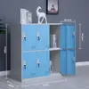 Gabinete de Metal para Mochilas de Aula con Cerradura Almacenamiento Gabinete de Acero Gabinete de Almacenamiento para Vestuario de Empleados Gimnasio Gabinete de Almacenamiento Multipuerta