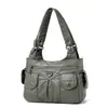 Transfronterizo 2025 Nuevo Bolso de Moda para Mujer de Cuero Suave de Gran Capacidad Bolso de Hombro Cruzado Casual Bolso Tote