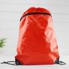 Bolsa de corrida com zíper 210d Oxford Tecido Poliéster Bolsa com cordão Nylon Bolsa Mochila de moldura