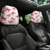 Funda para reposacabezas de coche con patrón de texto, funda para almohada de coche, funda de asiento a prueba de polvo, se puede personalizar con tu propio diseño como funda para reposacabezas y cuello