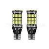 Luz de Freio Pisca Tgz Alta Luminosidade Lanterna Traseira Carro LED Decodificação Luz de Ré T15 4014 45Smd
