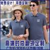 Camisa POLO de moda de alta gama, ropa de trabajo personalizada, ropa de grupo, solapa de color sólido, camisa cultural personalizada, camisa publicitaria, bordado