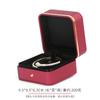 Caja de joyería Kaituo con borde dorado, caja para anillos, colgantes, pulseras de piel PU con esquinas redondeadas, caja de embalaje para joyería, al por mayor, en stock