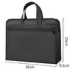 Maletín de Negocios con Logo para Hombre de Tela Oxford Bolsa para Computadora Impermeable Bolsa para Documentos de Conferencia de Información Impresión