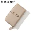 Carteira Feminina de Meio Comprimento para Inverno Mais Vendida no Sudeste Asiático Multifuncional Portátil com Zíper Bolsa de Armazenamento de Moedas para Levar na Mão Venda por Atacado