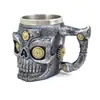 Copo de Vinho Personalizado Estilo Vintage Criativo e Elegante Taça Cabeça de Fantasma Copo de Aço Inoxidável para Whiskey Copo de Vinho Tinto para Bar