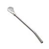 Colher-canudo de aço inoxidável 304 uso duplo integrado colher criativa para misturar café canudo com filtro para suco chá de leite transfronteiriço