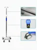 Soporte de Infusión de Acero Inoxidable Médico, Soporte Móvil Ajustable para Goteo, Hospital, Hogar, Portabotellas para Colgar