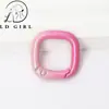Cierre de Primavera Pintado DIY Accesorios de Joyería de Aleación Llavero Anillo de Resorte Hebilla Versátil para Colgar Hebilla de Bolso Llavero DIY