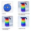 Taburete Plegable Telescópico Portátil para Exteriores para Hogar Viajes Filas Silla de Plástico Engrosada Ajustable Silla de Pesca Balcón