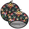 Bolsas Isolantes de Tortilha de Milho Selecionadas Cuidadosamente para Aquecimento no Micro-ondas de Massas, Grau Alimentício, Redondas, Duas Camadas, Espessadas, Bolsas Isolantes Portáteis