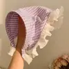 Conjunto de tiara de renda branca e lenço, lenço triangular estilo francês para cabelo, chapéu de lenço quadrado, adorno de cabeça de praia estilo pastoral para mulheres