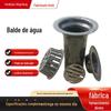 Canaleta Coletora de Água da Chuva Tipo 87 em Ferro Fundido com Saída Redonda para Sifão, Tubo de Descida Reto e Inserção em Forma de Sino para Impermeabilização e Resistência à Corrosão