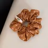 Scrunchie Floral Grande Vintage para Mujer, Diadema Versátil de Alta Gama para el Viaje Diario, Accesorio para el Cabello Scrunchie