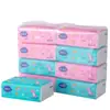 Papel Elfo de Duas Cores Papel de Seda Manchas Atacado 4 Camadas Pacote com 90 Folhas Pacote Grande Papel Higiênico Diário Papel de Lenço Doméstico Espesso e Macio