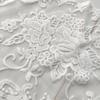 Toalha de Mesa Bordada com Renda Tapete de Mesa Bordado em Rede Tapete Decorativo Branco Pano Protetor de Poeira Tapete de Mesa Lindo Estilo Simples