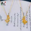 2026 Novo Modelo Colar Cruz Dupla Vajra Banhado a Ouro Cravejado de Diamantes para Mulheres, Acessório de Colar da Moda Exquisito de Luxo Leve