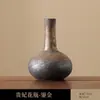 Vaso Cerâmico Pequeno Retrô Azul Marinho Criativo Pet de Chá Ornamentos para Decoração de Casa Sala de Estar e Bar Mini Incensários Pequenos