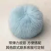 Venta al por mayor del fabricante Bolas de Pelo Imitación de Conejo Rex 10cm Bolas de Pelo Artificiales para Teléfonos Móviles DIY Zapatos Sombreros Bolsos Accesorios de Ropa