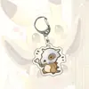 Pingente de Acrílico Pokemon Chaveiro Pikachu Anime Pokemon Periférico Bolsa Desenho Animado Corrente Fofa