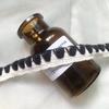 Atacado 3cm de largura algodão preto e branco pequeno estilo perfumado borda decorativa para casaco infantil tira de borda fio de algodão florzinha pequena acessórios de vestuário