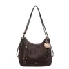 Bolsa Feminina Nova Estilo Coreano Vintage Moda Primavera 2026 Bolsa de Ombro para o Trabalho Bolsa de Mão de Nicho Bolsa Tote Vintage