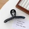 Clip de tiburón grande engrosado de material de PC de joyería Duowei, clip de agarre de etiqueta dorada de alta calidad, clip para el cabello recogido en la parte posterior, accesorios para el cabello