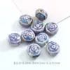 Material para joias DIY com contas pulseira contas soltas de cerâmica acessórios para pulseira material para joias artesanais contas de cerâmica mudança de forno