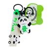 Panda Giratorio de Dibujos Animados Souvenir Mercancía Modelo Nuevo 2026 Llavero para Coche Colgante para Mochila Accesorio Pequeño de Moda