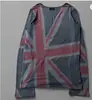 Camiseta Americana de Manga Larga Estilo Europeo y Americano Transfronterizo Top Estampado Retro Oscuro Y2K Ropa de Moda Gótica High Street Ins