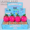 Bloque de construcción de arcilla transfronterizo, fruta del dragón squishy, ASMR de fruta realista, juguete crujiente y satisfactorio para aliviar el estrés, caja colorida, venta al por mayor