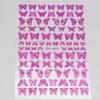 Fábrica de Origen de Comercio Exterior Mariposa Hueca Estampado Dorado Mariposa Láser de Imitación Pegatinas Estilo Ins Pegatinas para Uñas Tridimensionales