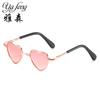 Gafas de sol de marioneta de metal love mini gato perro Teddy perro pequeño gafas para mascotas gato perro juguete gafas de sol
