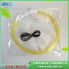 Collar LED Emisor de Luz Transfronterizo Amazon Fibra Óptica PVC Collar para Mascotas Nocturno Suministro Directo de Fábrica Mayoreo