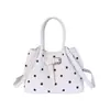 Yuezi 2026 Moda Verão Nova Bolsa Tote de Bolinhas Grande Capacidade Casual para o Dia a Dia, de Ombro ou de Mão para Mulheres