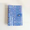 Cuaderno de almacenamiento de hojas sueltas A6 transparente de 6 agujeros, estilo coreano, colorido, estrellado, álbum de fotos, cuaderno de celebridades, cubierta de hojas sueltas